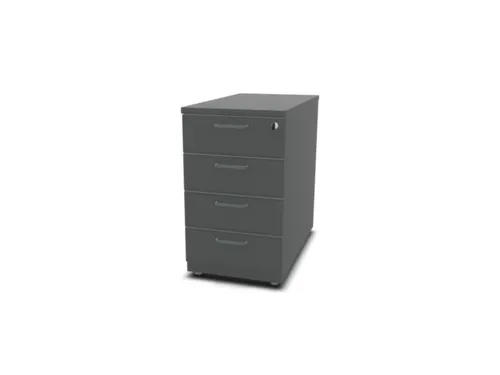stationair ladeblok HxBxD 720x430x800mm 4 laden MS-donkergrijs