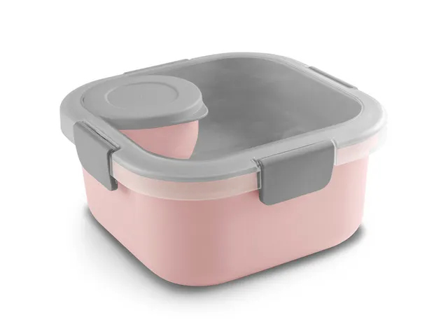 #*Lunch kit Roze Sigma home food17,7 x 17,7 x 8,7 cm