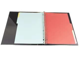 Tabblad Multo A4 23r blanco gerecycled karton 160 grams 5 delig assort - 4