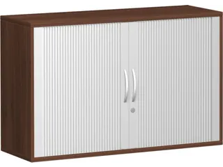 jaloeziedeurkast,HxBxD 770x1200x430mm,1xhouten vloer,decor romp noten - 2
