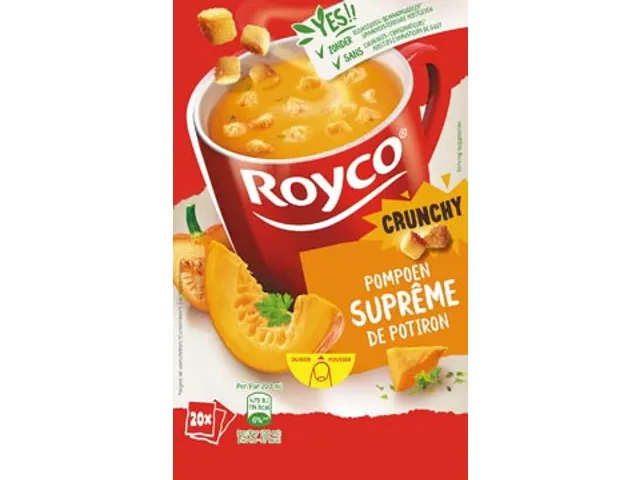Minute Soup Pompoensuprême Met Croutons Doos 20 Stuks