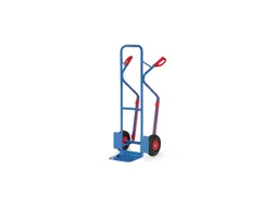 Steekwagen B1330P 300kg RAL5007 polyurethaan wielen