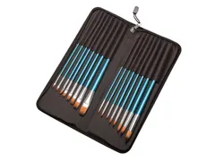 Kwasten set Conda synthetisch 16 stuks in etui