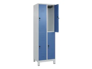 dubbeldekse locker,HxBxD 1950x600x500mm,2x2vak.,vak B 300mm - 2