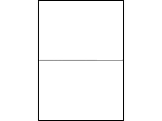 Etiquette Avery Zweckform 3655 210x148mm A5 blanc 200 pièces