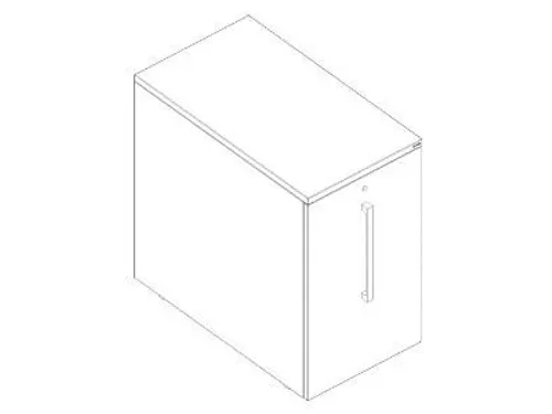 apothekerskast,HxBxD 779x450x800mm,aanbouw rechts,decor beuken