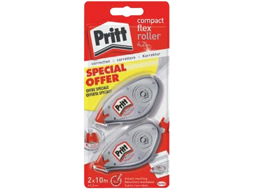 Correctieroller Pritt Compact Flex 4.2mmx10m Blister 2e halve prijs