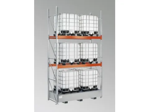 palletstelling,grondveld,HxBxD 4900x2395x1100mm,vakl. 2850kg