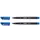 Viltstift STABILO OHpen 842/41 permanent rond fijn blauw