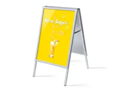 Stoepbord A1 complete set met print "Verse Sapjes"