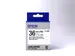 LK-7WBN - Standard - Noir sur Blanc - 36mmx9m