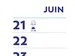 Optivision Wand-week kalender franstalig 2026