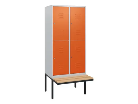 Dubbeldekse dekenkist,HxBxD 1950x800x815mm,2x2vak.,vak B 400mm