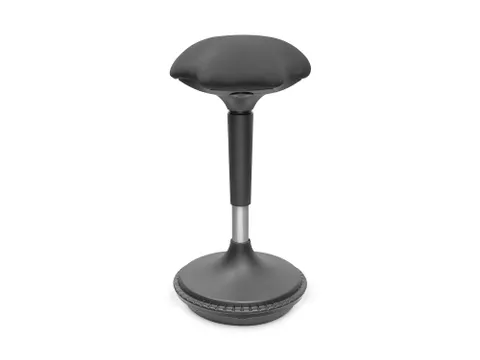 Ergonomische kruk/staanhulp Zwart In hoogte verstelbaar