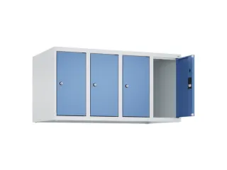 opzetkast,v. locker,4vak.,vak B 250mm,HxBxD 500x1000x500mm,vleugeldeur - 2