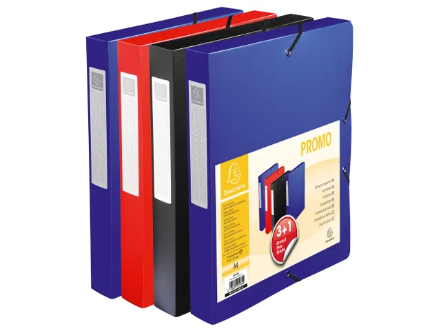 Boite de Classement Exabox Dos 40mm polypropylène 7/10e OPAK - A4 - B