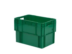 Euronorm Draaistapelbak Pp Hxlxb 420X600X400Mm 80L Groen