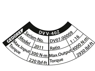 DVV-40Z Koppelvermenigvuldiger DREMOPLUS ALU 4000 Nm - 4