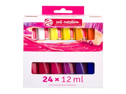 Acrylverf Talens Art Creation 12ml set à 24 kleuren