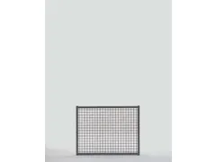 rehausse p. porte batt. p. parois de séparation Hxl 750x1180mm RAL500