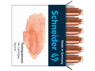 Inktpatronen Schneider pastel Abrikoos doos 6st. - 1