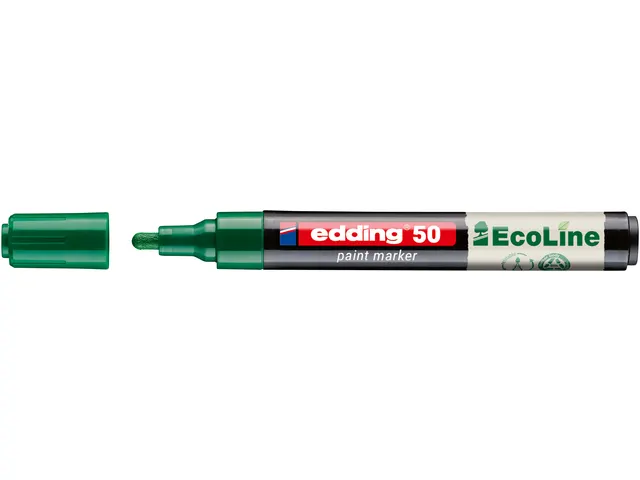 Paintmarker edding 50 EcoLine op waterbasis 2-3mm groen