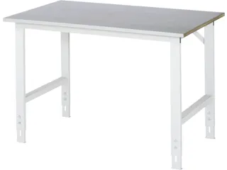 werkbank,HxBxD 760-1080x1250x800mm,houtblad,m. zinklaag - 2