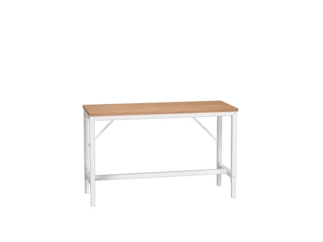 werkbank,HxBxD 780-930x1500x600mm,multiplexblad,4voeten,RAL7035