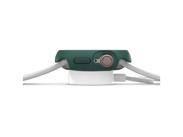 Case Eclipse Apple Watch Series 9/8/7 41mm groen screenprotector