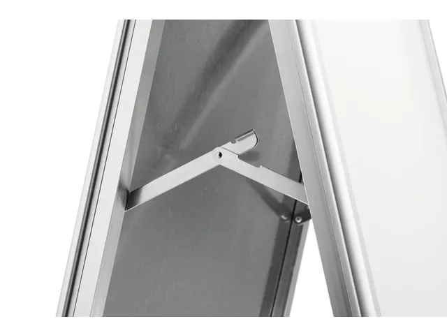 Stoepbord Aluminium Fold Outdooor A1 metaal zilver