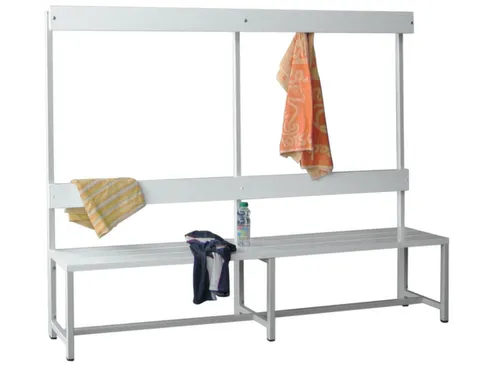 omkleedbank,HxLxD 1600x2000x400mm,onderstel RAL7016