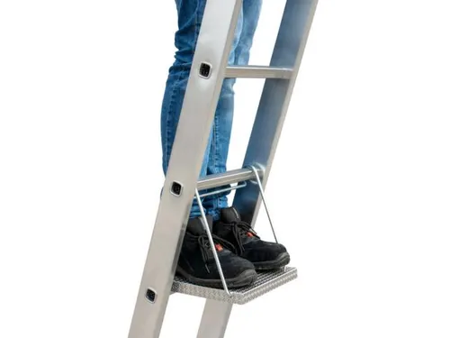 Inhangtrede,V. Staande Ladder Met Sporten,Draagverm. 150Kg,Aluminium