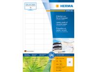 Etiket Herma Recycling 10820 38.1x21.2mm Wit 6500 stuks