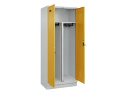 PBM-locker,HxBxD 1950x800x500mm,2vak,vak B 400mm,draaigrendel