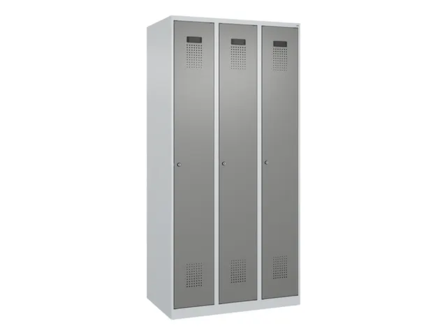 locker voor scheiding van kleding,HxBxD 1850x900x500mm,3vak
