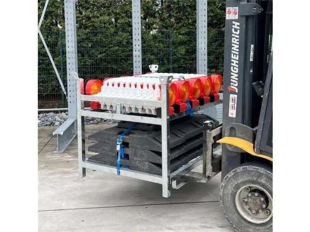 Bakenset,10Bakens M. Lampen,Voetplaten,1Opslag-/Transportpallet