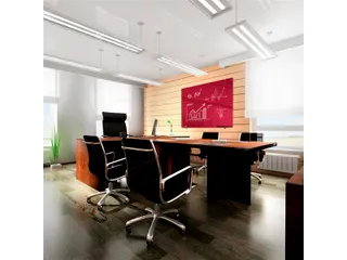 Glasbord 90x120cm Rood - 2