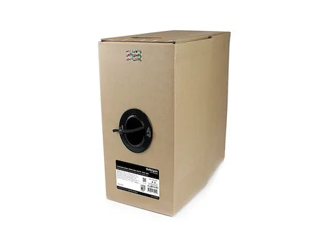 Cat6 netwerkkabel 304.8 Meter ethernetkabel Solide CMR Zwart