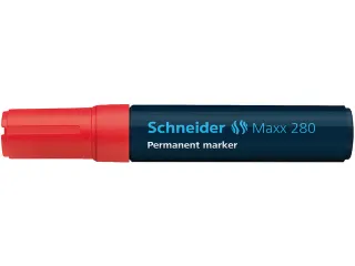 Marker Schneider Maxx 280 permanent beitelpunt rood - 1