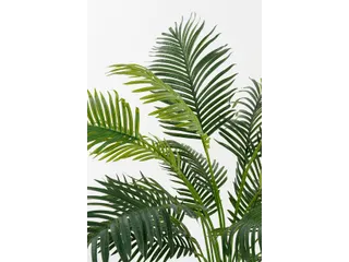 Kunstplant Mica Areca palm in pot groen 120x140cm - 9
