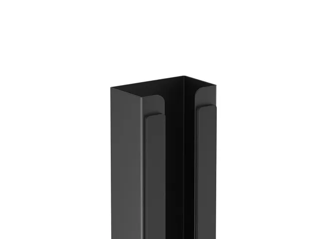Kabelgoot staal Neomounts magnetische bevestiging 35cm zwart