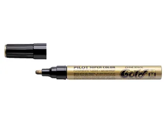 Viltstift Pilot Super Color Lakmarker Ronde Medium punt Goud - 1