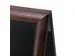 Krijtstoepbord 68x120cm Donkerbruin