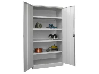 zwaarlastkast 1950x1040x630mm openslaande deuren RAL7035 front RAL7035 - 2
