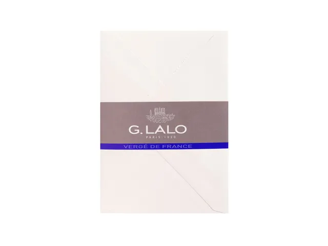 Envelop Lalo bank C6 114x162mm 100gr gevergeerd wit gegomd