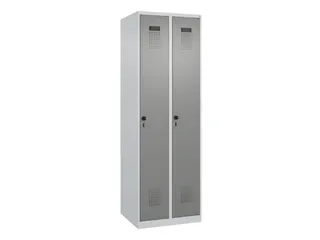 locker,HxBxD 1850x600x500mm,2vak,vak B 300mm,draaigrendel - 3
