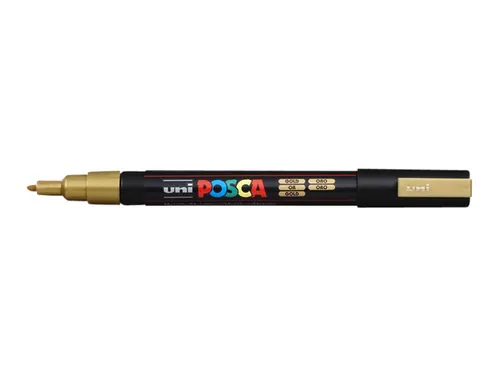 Verfstift Posca PC3M Fijne punt 0,9-1,3mm Goud