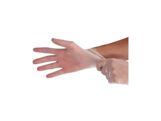 Vinyl Handschoenen Poedervrij W it Medium pak 100 st