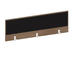 baliepaneel,v. bureau,aanbouw achter,B 1400mm,NT-cherry,BN8033-zwart