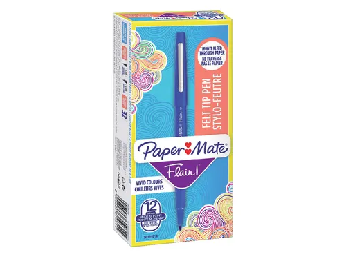 Fineliner Paper Mate Flair Original medium blauw